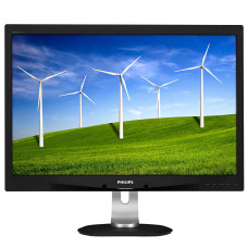 Монітор 24” Philips 240P4 / 1920x1200 / WLED / IPS / 5 мс / VGA, DVI, DisplayPort, USB hub 2.0 / Клас А