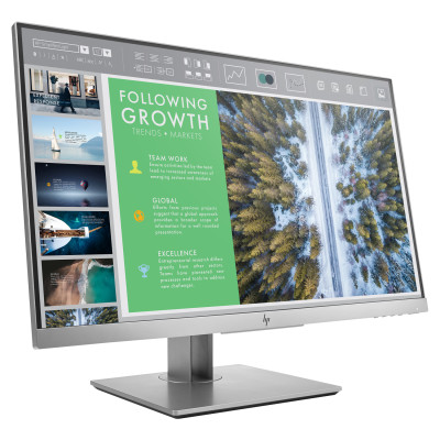 Б/У Монитор 24" HP EliteDisplay E243 / 1920x1080 FullHD / WLED / IPS / 7 мс / VGA, HDMI, DisplayPort, USB hub / Класс А /