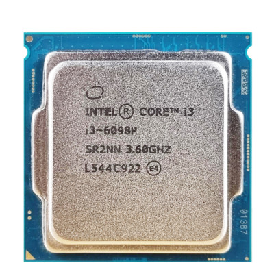 Процессор Intel Core i3-6098P / 3 МБ / 3600 МГц / Socket 1151 / 2 / 4