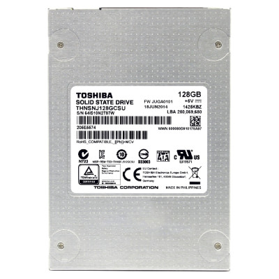 Накопичувач SSD 2.5 Toshiba 128Gb THNSNJ128GCSU / MLC / SATA III