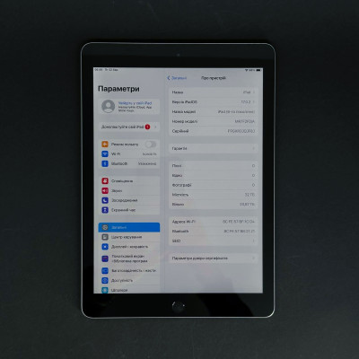 Планшет Apple A1893 iPad (6 Gen) 32GB Wi-Fi Space Grey (MR7F2FD/A) (F9GXR3JQJF8J)