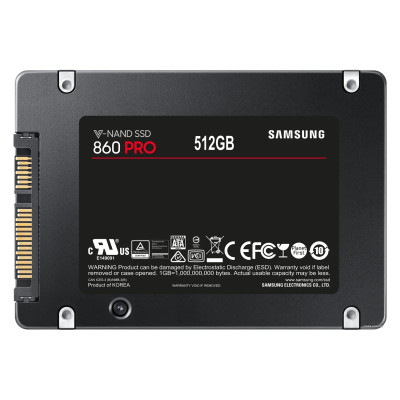 Б/У Накопитель SSD 2.5 Samsung 512Gb MZ-76P512 / V-NAND 3-bit MLC / SATA III
