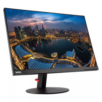 Б/У Монитор 24" Lenovo ThinkVision T24d-10 / 1920x1200 / WLED / IPS / 4 мс / VGA, HDMI, DisplayPort, USB hub / Класс Б /