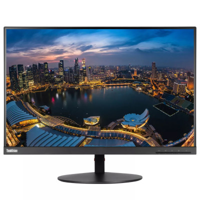 Б/У Монитор 24" Lenovo ThinkVision T24d-10 / 1920x1200 / WLED / IPS / 4 мс / VGA, HDMI, DisplayPort, USB hub / Класс Б /
