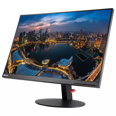 Б/У Монитор 24" Lenovo ThinkVision T24d-10 / 1920x1200 / WLED / IPS / 4 мс / VGA, HDMI, DisplayPort, USB hub / Класс Б /