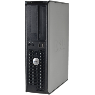 Компьютер Dell Optiplex 760 DT / Core2 Duo E8400 / DDR2 4 ГБ / HDD 500 ГБ Intel GMA 4500 / 235 Вт / 2 / 2