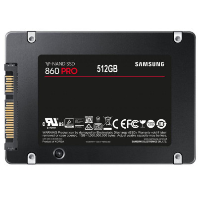 Б/У Накопитель SSD 2.5 Samsung 512Gb MZ-76P512BW / MLC / SATA III