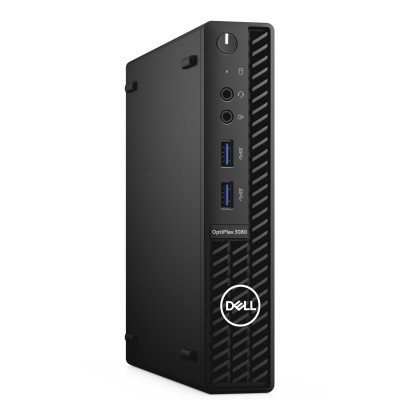 Компьютер Dell OptiPlex 3080 MFF / i3-10100T / SO-DIMM DDR4 8 ГБ / SSD 256 ГБ / Intel UHD Graphics 630 / 65 Вт / 4 / 8