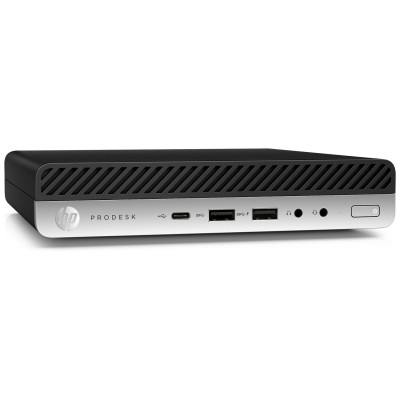 Комп'ютер HP ProDesk 600 G4 Mini PC / i5-8500T / SO-DIMM DDR4 16 ГБ / SSD 256 ГБ / Intel UHD Graphics 630 / 65 Вт / 6 / 6
