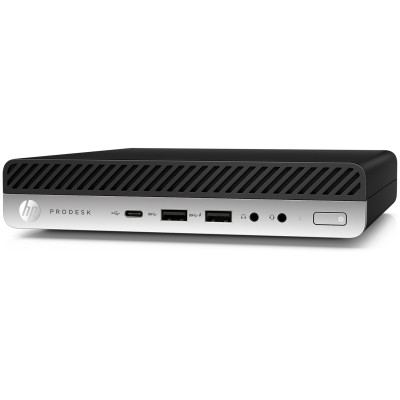 Комп'ютер HP ProDesk 600 G4 Mini PC / i5-8500T / SO-DIMM DDR4 16 ГБ / SSD 256 ГБ / Intel UHD Graphics 630 / 65 Вт / 6 / 6