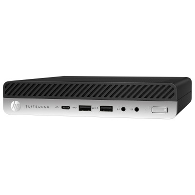 Комп'ютер HP EliteDesk 800 G4 MFF / i5-8600 / SO-DIMM DDR4 16 ГБ / SSD 240 ГБ / Intel HD Graphics 530 / 65 Вт / 6 / 6