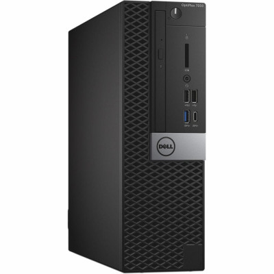 Комп'ютер Dell OptiPlex 7050 SFF / i5-7500 / DDR4 16 ГБ / SSD 1 ТБ / GeForce GT 1030 4Gb / 180 Вт / 4 / 4
