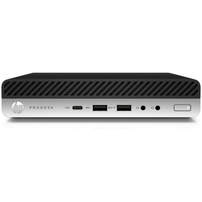 Комп'ютер HP ProDesk 600 G4 Mini PC / Pentium G5500T / SO-DIMM DDR4 8 ГБ / SSD 256 ГБ / Intel UHD Graphics 630 / 65 Вт / 2 / 4