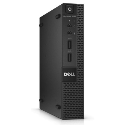 Компьютер Dell Optiplex 3020 MFF / i3-4160T / SO-DIMM DDR3 4 ГБ / SSD 120 ГБ / Intel HD Graphics 4400 / 65 Вт / 2 / 4