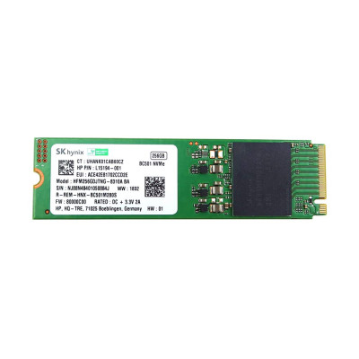 Накопитель SSD M.2 2280 256GB SKHynix HFM256GDJTNG / TLC / NVMe