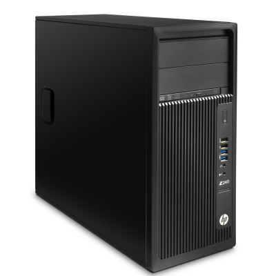 Б/У Компьютер HP Z240 Workstation MT / i7-6700 / DDR4 16 ГБ / SSD 240 ГБ / 1000 ГБ / Radeon RX 5700 8Gb / 400 Вт / 4 / 8