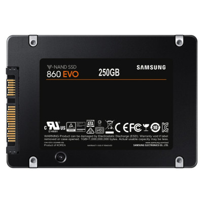 Б/У Накопитель SSD 2.5" 250GB Samsung 860 EVO MZ-76E250BW / MLC / SATA III Б/У Накопитель SSD 2.5" 250GB Samsung 860 EVO MZ-76E250BW / MLC / SATA III