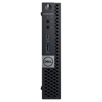 Компьютер Dell OptiPlex 5070 MFF / i7-9700T / SO-DIMM DDR4 16 ГБ / SSD 480 ГБ / Intel UHD Graphics 630 / 90 Вт / 8 / 8