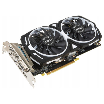 Б/У Видеокарта MSI Radeon RX 570 4Gb ARMOR 4 ГБ / 256 бит / GDDR5 / 7000 MHz / Стандартная Б/У Видеокарта MSI Radeon RX 570 4Gb ARMOR 4 ГБ / 256 бит / GDDR5 / 7000 MHz / Стандартная
