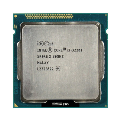 Процессор Intel Core i3-3220T / 3 МБ / 2800 МГц / Socket 1155 / 2 / 4