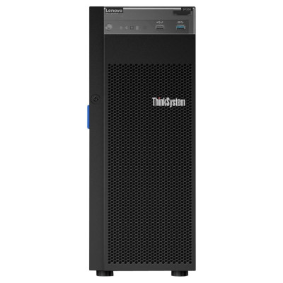 Б/У Компьютер Lenovo ThinkSystem ST250 / Intel Xeon E-2124 / DDR4 16 ГБ / HDD+SSD 256 ГБ / 3 x 2 ТБ / NVIDIA Quadro P2000 5Gb / 550 Вт / 4 / 4