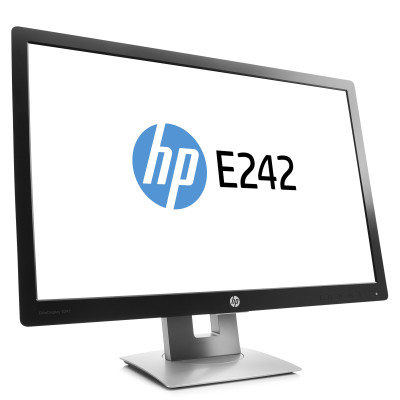 Монитор 24" HP E242 / 1920x1200 / WLED / IPS / 7 мс / VGA, HDMI, DisplayPort, USB hub / Класс А