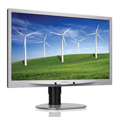 Монітор 24” Philips 241B4L / 1920x1080 FullHD / WLED / TN / 5 мс / VGA, DVI, DisplayPort, USB hub 2.0 / Клас Б