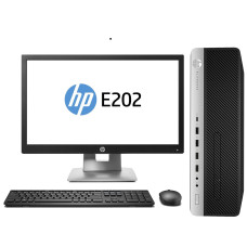 Комплект Компьютер HP EliteDesk 800 G3 SFF (i3-6100/8/120SSD) + Монитор 20" HP EliteDisplay E202