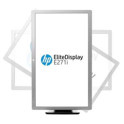Монитор 27" HP EliteDisplay E271i / 1920x1080 FullHD / WLED / IPS / 7 мс / VGA, DVI, DisplayPort, USB hub 2.0 / Класс Б