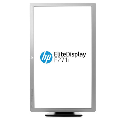 Монитор 27" HP EliteDisplay E271i / 1920x1080 FullHD / WLED / IPS / 7 мс / VGA, DVI, DisplayPort, USB hub 2.0 / Класс Б