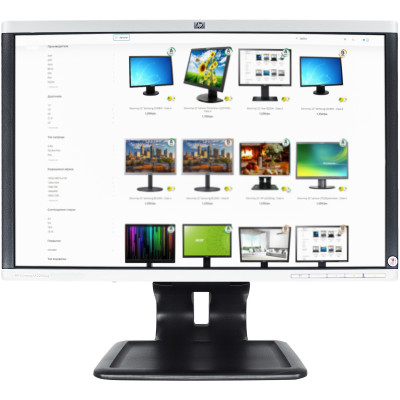 Монітор 22” HP LA2205 / 1680x1050 / CCFL / TN / 5 мс / VGA, DVI, DisplayPort, USB hub 2.0 / Клас А