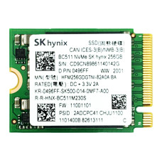 Накопитель SSD M.2 2230 256GB Hynix HFM256GDJTNI / 3D TLC NAND / NVMe