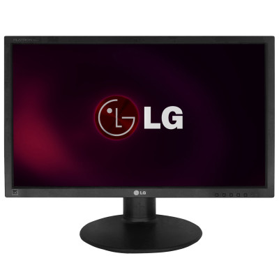 Б/У Монитор 24" LG Flatron E2411 / 1920x1080 FullHD / WLED / TN / 5 мс / VGA, DVI / Класс А /