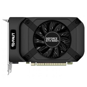 Видеокарта Palit GeForce GTX1050 Ti 4 ГБ / 128 бит / GDDR5 / Мини