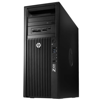 Сервер HP Z420 / Xeon E5-1603 / DDR3 16 ГБ / HDD 1 ТБ 256 ГБ / NVIDIA Quadro 600 1Gb / 600 Вт / 4 / 4