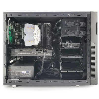 Компьютер KorobPC (Asus Z270M/i7-7700K/16/256SSD/3Tb/BQ500W/Nanoxia/RX580-8Gb) / i7-7700K / DDR4 16 ГБ / HDD+SSD 3000 ГБ 256 ГБ / Radeon RX 580 8Gb / 500 Вт / 4 / 8