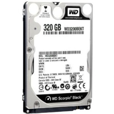 Жесткий диск Western Digital WD3200BEKT 2.5" / 320 ГБ / SATA III / 16 МБ / 7200 об/мин