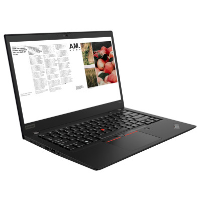 Ноутбук Lenovo ThinkPad T495s / 14” 1920x1080 FullHD / Ryzen 7 Pro 3700U / 16 ГБ / SSD 256 ГБ / AMD Radeon Vega 10 / Клас Б