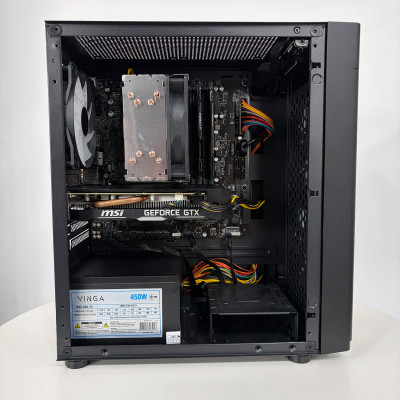 Б/У Компьютер игровой AeroCool Hexform / i7-7700 / DDR4 32 ГБ / SSD 500 ГБ / GeForce GTX 1660 Ti 6GB / 450 Вт / 4 / 8 Б/У Компьютер игровой AeroCool Hexform / i7-7700 / DDR4 32 ГБ / SSD 500 ГБ / GeForce GTX 1660 Ti 6GB / 450 Вт / 4 / 8