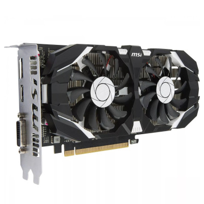 Б/У Видеокарта MSI GeForce GTX1050 Ti 4Gb OС 4 ГБ / 128 Bit / GDDR 5 / 7008 MHz / Стандартная