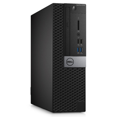 Б/У Комп'ютер Dell OptiPlex 5050 SFF / i3-7100 / DDR4 16 ГБ / SSD 240 ГБ / Intel HD Graphics 530 / 240 Вт / 2 / 4