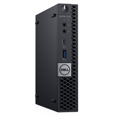 Комп'ютер Dell OptiPlex 7070 MFF / i3-9100T / SO-DIMM DDR4 32 ГБ / SSD 240 ГБ / Intel UHD Graphics 630 / 90 Вт / 4 / 4
