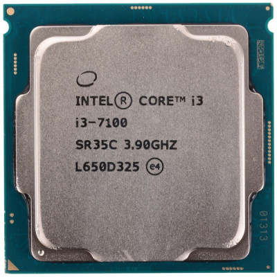 Процессор Intel Core i3-7100 / 3 МБ / 3900 МГц / Socket 1151 / 2 / 4