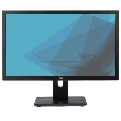 Б/У Монитор 24" AOC E2470SWDA / 1920x1080 FullHD / WLED / TN / 2 мс / VGA, DVI / Класс А
