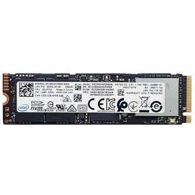 Б/У Накопитель SSD M.2 2280 256GB Intel SSDPEKKF256G8L / 3D TLC NAND / M.2 (PCI-E)