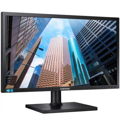 Б/У Монитор 24" Samsung S24E650XW / 1920x1200 WUXGA / WLED / PLS / 4 мс / VGA, DVI, DisplayPort, USB hub 2.0, Audio / Класс Б /
