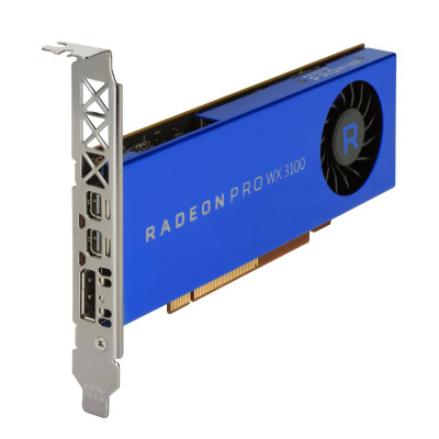 Видеокарта Radeon Pro WX 3100 4GB GDDR5 4 ГБ / 128 бит / GDDR5 / 6000 МГц / Мини
