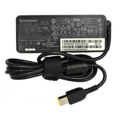 Блок питания Lenovo ( 20V 3,25A 65W) Square tip with pin original