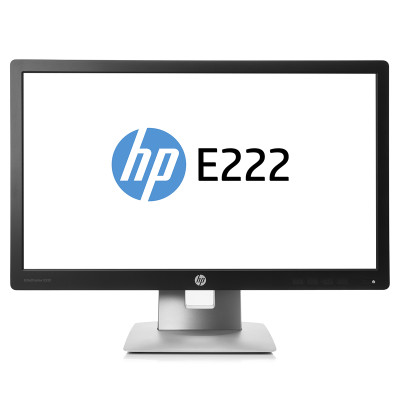 Б/У Монитор 21.5" HP EliteDisplay E222 / 1920x1080 FullHD / LED / IPS / 7 мс / VGA, HDMI, DisplayPort, USB hub / Класс Б /