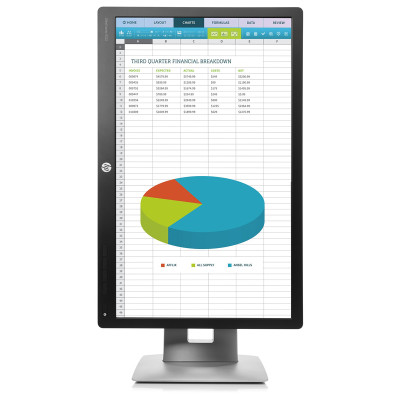 Б/У Монитор 21.5" HP EliteDisplay E222 / 1920x1080 FullHD / LED / IPS / 7 мс / VGA, HDMI, DisplayPort, USB hub / Класс Б /